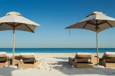 Beautiful beach in Abu Dhabi
